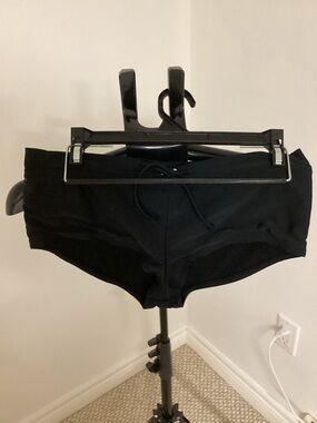(5 for $25) Mudd Black Women's Bike/Swim Shorts with Drawstring